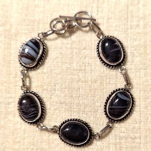 Botswana agate bracelet